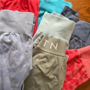 NVGTN Women's Leggings Collection - Coral, Teal, Gray, Olive
